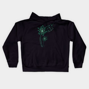 Dandelion Liver Cancer Awareness Never Give Up Kids Hoodie